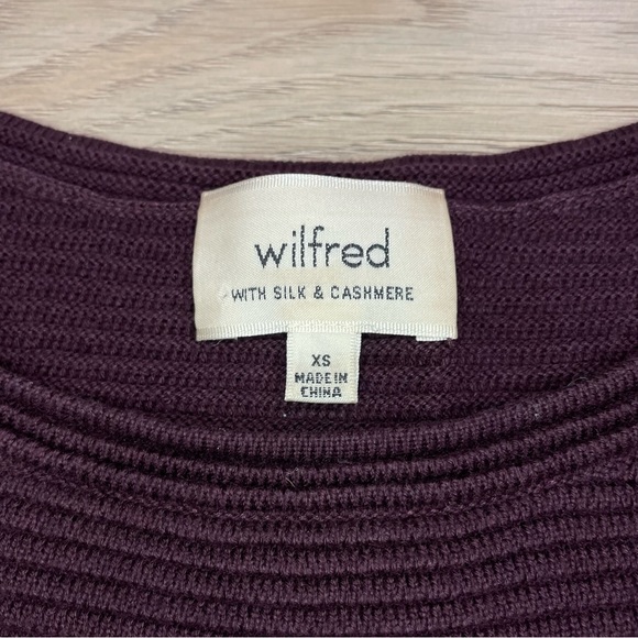 Aritzia Wilfred Campanule Sweater Dress Purple Size XS - Picture 4 of 7